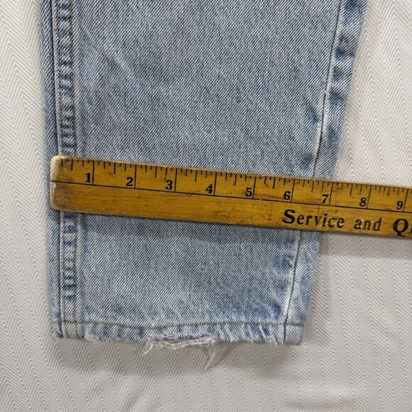 Vintage 90s LL Bean Double L Classic Fit Mom Jeans Women’s Sz 6 Light Washed - Picture 12 of 14